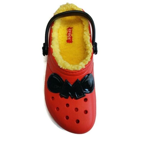 CROCS Classic Disney Mickey Mouse Lined Clog Lightweight Slip On Shoes Big Kid 5 - Picture 3 of 9
